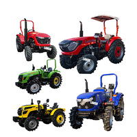 Traktor Mini Multifungsi 2WD 4 Tak Bertenaga Diesel 18 HP dengan Gearbox, PTO Belakang, dan Pemuat Depan untuk Penggunaan Pertanian Skala Kecil