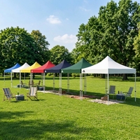 Nouvelle conception de tente pliante à toit bleu, auvent portable robuste pour salon professionnel et événements en plein air