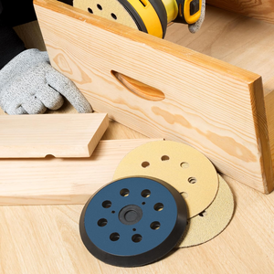 用于轨道砂光机的SATC 2pcs 5英寸8孔钩环更换垫 (<span class=keywords><strong>2</strong></span>包，黑色，氧化铝，碳化硅) - Product Image 6