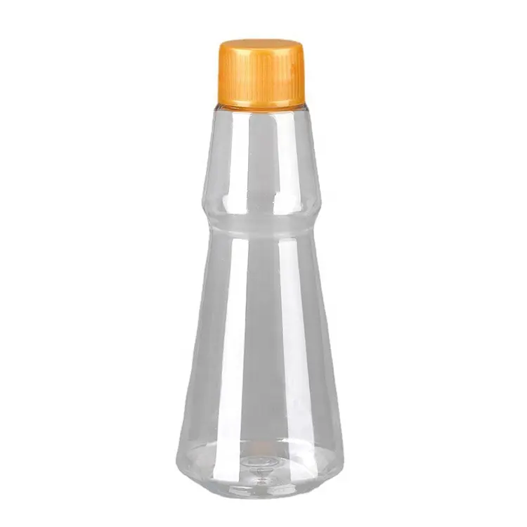 食品グレード透明500mlケチャップボトル包装プラスチックトマトチリソースボトル