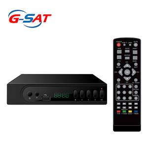 Nhà máy kỹ thuật số HD <span class=keywords><strong>DVB</strong></span> <span class=keywords><strong>T2</strong></span> mặt đất <span class=keywords><strong>Receiver</strong></span> Set Top Box H.265 tùy chọn MPEG 1080P Độ Phân Giải thu truyền hình vệ tinh - Product Image 1