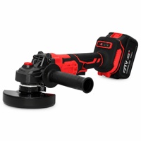 Offre Spéciale : Meuleuse d'Angle Sans Fil 21V Sans Balais 125mm 6500 tr/min avec 2 Batteries, Chargeur et Mallette de Transport pour Travaux sur Dalles de Marbre