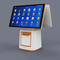 Sistemas POS Todo en Uno con Windows 7/10, Pantalla Táctil, Pantalla Dual de 15.6 Pulgadas, con Cámara, Impresora, Wi-Fi 6