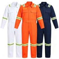 Ensemble de combinaisons de travail réfléchissantes, combinaisons de mécanicien en coton haute visibilité, combinaisons pour ingénieurs marins de chantier naval, travail en intérieur et en extérieur