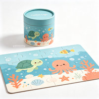 Puzzle en papier personnalisé à prix de gros, jeux de puzzle pour activités en classe, pour les tout-petits