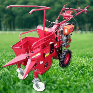 Mini cosechadora de maíz de empuje manual pequeña, Tractor agrícola para caminar, máquina cosechadora de maíz, cosechadoras de ensilaje de maíz dulce - Product Image 3