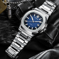 Montre automatique pour homme, nouvelle, de haute qualité, lumineuse, étanche, style business, mécanique, de luxe