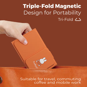 Teclado Bluetooth Triple Plegable Miffy, Teclado Inalámbrico Portátil y Plegable para iPad y iPhone con Panel Táctil - Product Image 4