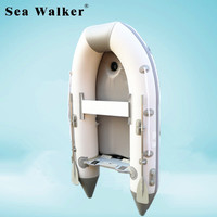Seawalker 2.7M CE bateau gonflable PVC matériel Air pont plancher bateau à rames pour la pêche sportive d'été