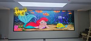 Mur vidéo publicitaire intérieur BOE 4K 55 pouces 3x3/4x4 LCD avec animation et graphiques, résolution personnalisée pour salons professionnels ZGS-PJ650 4 - Product Image 4