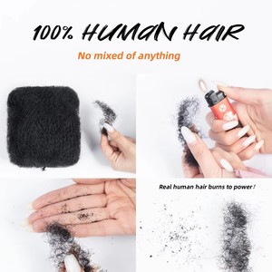 Nouvelles Extensions de Cheveux Humains Vierges Bruts 100% Non Traités, Grand Conditionnement, Expédition Rapide, Cheveux Afro Kinky en Vrac pour Tressage et Style Bouclé - Product Image 5
