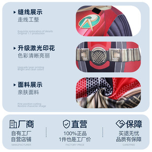 Disfraz de Super Titan Robin, traje de cosplay con capa, traje de juego de rol de superhéroe de anime DC Titans, talla para adultos - Product Image 4