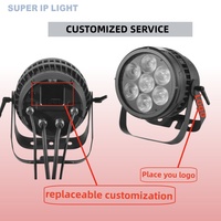 Projecteur LED PAR RGBW IP65 7x20W, équipement d'éclairage de scène professionnel pour DJ, idéal pour les mariages