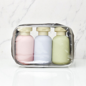 Botellas de viaje PUBU de pequeña capacidad de 100 ml con tapa abatible para champú y crema hidratante - Product Image 4