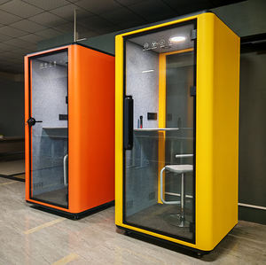 Cabine Acoustique Mobile Moderne Facile à Assembler, Cabine <span class=keywords><strong>Téléphonique</strong></span> Insonorisée pour une Personne, Idéale pour les Bureaux - Product Image 4