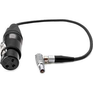 Cable de Audio XLR Hembra de 3 Pines a Macho de 5 Pines en Ángulo Recto 0B Push Pull para Cámara ARRI Alexa Mini LF - Product Image 4