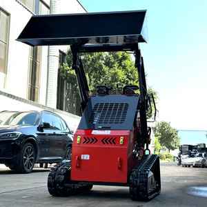 Goedkope 500Kg 1000Kg <span class=keywords><strong>Skid</strong></span> Stuur Dieselladers Mini <span class=keywords><strong>Skid</strong></span> Stuurlader Epa Motor Laders Met Grasmaaier - Product Image 6