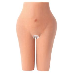 Lange Broek Maat Dames Siliconen Shapewear Nep Billen En <span class=keywords><strong>Vagina</strong></span> Verbetering Panty Met Push-On Feature Plus Size Leggings - Product Image 4