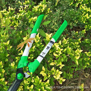 Tijeras para cortar setos verdes de acero con alto contenido de carbono, mango de aluminio de 45-60 cm, herramienta de poda para jardín y vegetación, fabricadas en Shandong. - Product Image 2