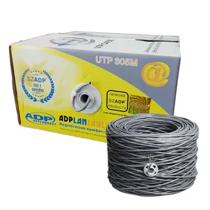 Cable de red para interior y exterior, Cable Lan UTP FTP Cat5 Cat5E, 24AWG, 4 pares, el mejor precio