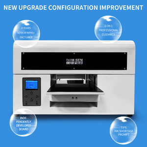 Domsem A4 điện thoại trường hợp tự động Máy in UV cho điện thoại di động Bìa kim loại UV A4 Kích thước máy in phẳng - Product Image 3