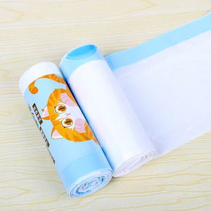 Doublures de boîte à <span class=keywords><strong>litière</strong></span> pour chat Jumbo, <span class=keywords><strong>pas</strong></span> <span class=keywords><strong>cher</strong></span>, filtre à <span class=keywords><strong>litière</strong></span> pour chat Compostable, sac à ordures avec cordon de serrage, 10 unités - Product Image 1