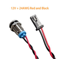 Konektor Tahan Air IP67 A2543 M10 2 Pin, Kabel PVC, Rangkaian Kabel, Lampu Depan, Alarm, Konektor Kustom Jantan Betina