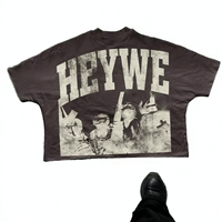 T-shirt Boxy Oversize en Coton Écologique 300g Imprimé Personnalisé Sérigraphié – Collection Originale Homme High Street