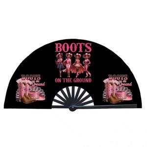 Wholesale Eco-Friendly Painted Plastic <b>Hand</b> <b>Fan</b> - Product Image 2