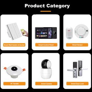 Kontrol dasbor rumah pintar, berfungsi cerdas dengan Alexa google Home 1/<span class=keywords><strong>2</strong></span>/<span class=keywords><strong>3</strong></span>/4 Gang saklar lampu untuk kontrol remot Del Hogar Villa - Product Image 6