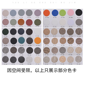 Autocollant adhésif Huanmei, rond, en plastique, auto-adhésif, pour la décoration de la maison, couvre-poussière pour armoire, 100 cartes par ensemble de couleurs - Product Image 3