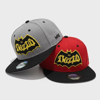 Casquette Snapback à visière plate avec logo brodé personnalisé, style hip-hop, casquettes de baseball réglables pour hommes et femmes