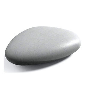 Taburete de huevo de adoquines cóncavos Y487, muebles de centro comercial, impermeable, superficie cóncava para exteriores, asiento de guijarros, sillas artísticas - Product Image 1