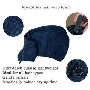 Multicolor Turban Twist Hair <strong>Wrap</strong> <strong>Around</strong> <strong>Towel</strong> Microfiber Hair Drying <strong>Towel</strong> for Women - Product Image 5