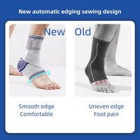 Manchon de compression pour soutien de la cheville pour hommes et femmes Soulagement de la douleur au pied Fasciite plantaire Attelle de cheville