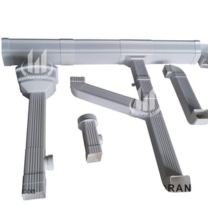 100% vật liệu mới bền PVC Mưa Thu vuông máng xối và downspout mái máng xối - Product Image 1