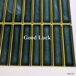 Phong cách hiện đại màu tối tráng men gạch gốm Gạch <span class=keywords><strong>Mosaic</strong></span> 10mm dày sứ cho phòng tắm Nội Thất Tường trang trí nội thất và backsplash - Product Image 6