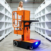 Eterlift Geräuscharmer Selbstfahrender Kommissionierer FOP4 3m Vertikallift 240kg Tragfähigkeit CE-Zertifiziert Lager-Kommissionierlift