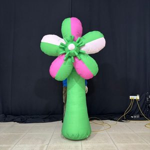 2m גבוה מתנפח פרסום אביזרים פורחת פרחים אוהל בלון קשת שלג לקישוט אירוע - Product Image 3