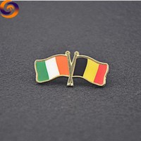 Mode logo personnalisé irakien Palestine Koweït souvenir drapeau insigne en métal broche broche