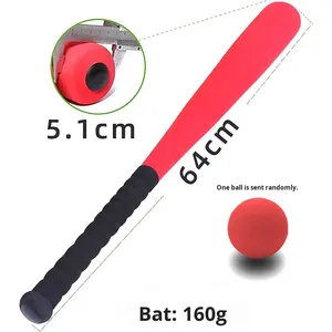 Bâton de baseball en EVA multicolore en gros, 64 cm, manche en plastique souple, option de logo personnalisé, baseball pour la maternelle - Product Image 6