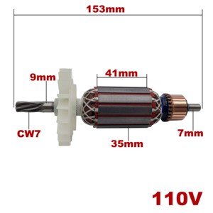 Estator de anclaje de Rotor de armadura AC220V-240V, martillo rotativo <span class=keywords><strong>BOSCH</strong></span>, GBH2-26, GBH2-26DRE - Product Image 3