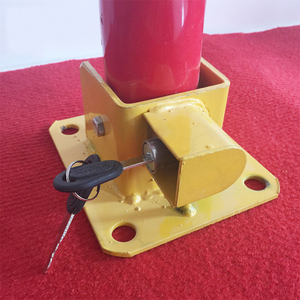 Protecteur d'espace automobile en acier anti-corrosion Bloqueur de sécurité pour verrouillage au sol Forme de tube en U Barrière manuelle Cerceau de stationnement Bloqueur de verrouillage - Product Image 6