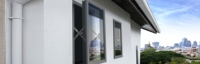 Muro Cortina Exterior Horizontal de Ahorro Energético, Ventana de Aleación de Aluminio, Acero Inoxidable Antirrobo, Corredera, Insonorizada, Moderna, 5 Años de Garantía