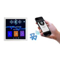 Système audio Android Smart Home de 4 pouces avec amplificateur mural WiFi à écran tactile Music-25W de fond Puissance maximale par canal