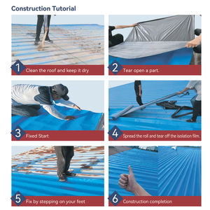 Meilleur prix Matériau d'isolation thermique moderne Usine directe Bande de <span class=keywords><strong>réparation</strong></span> de toit d'<span class=keywords><strong>urgence</strong></span> pour membrane imperméable de toit extérieur - Product Image 4