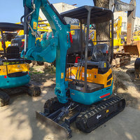 Excavadora usada Mini KUBOTA en las mejores condiciones, 1,5 toneladas, excelente funcionamiento de segunda mano con excavadoras usadas de buena calidad de Japón