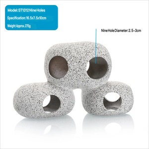 Aquarium Fischbecken Landschaftsgestaltung Umweltfreundlicher Zylindrischer Keramiktopf Pflege Dekoration <span class=keywords><strong>Pleco</strong></span>-Höhle Zucht 1,5L Mehrere Größen - Product Image 2