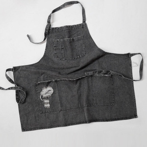 Hot Sell Cotton Denim <b>Apron</b> Fashion Korean Adult Baked Overalls - Product Image 4