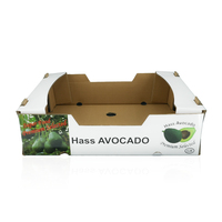 Cajas Rectangulares de Cartón Corrugado Personalizadas para Frutas y Verduras, Embalaje para Cerezas, Laminación Mate, Materiales Reciclados